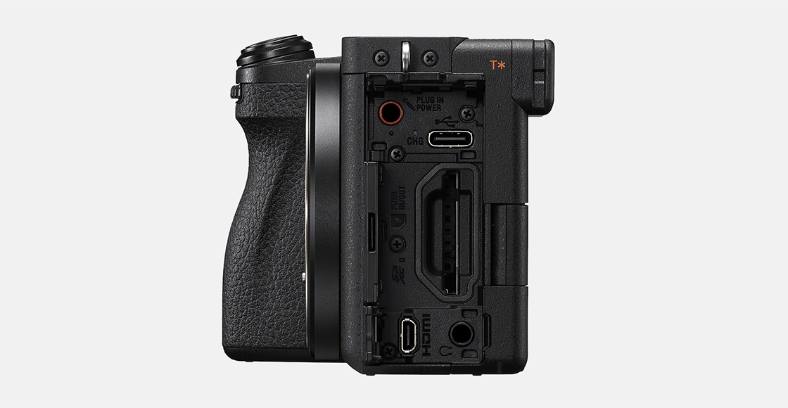 Afbeelding van koptelefoon- en microfoonaansluitingen