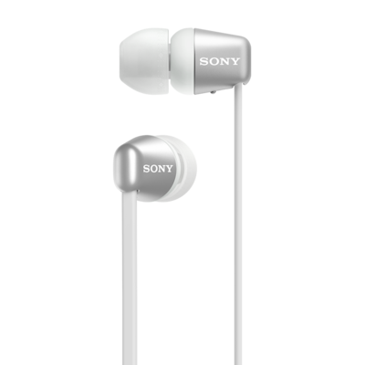 Sony WI-C310 In-oordopjes met voice assistent, Behind-the-neck design, geïntegreerde headset-functie, zwart